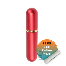 Aluminum Inhaler Red